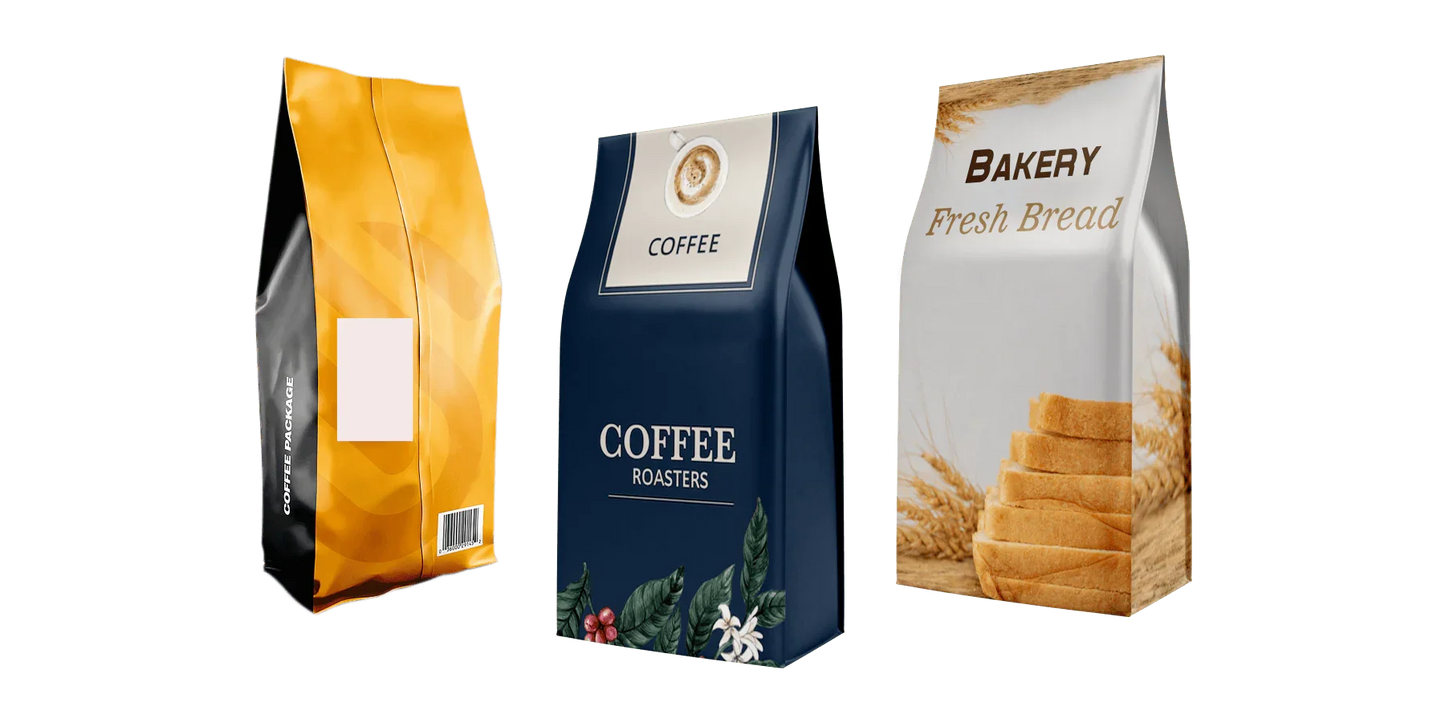 Custom Printed Side Gusset Pouch | High-Barrier Packaging for Coffee, Food & Retail