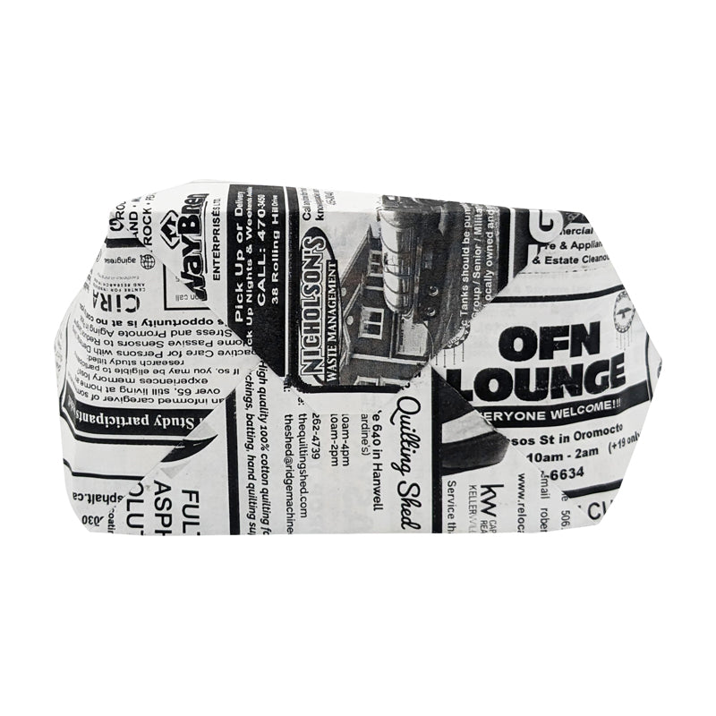 White Coffee News Paper Bags - Extra Small size