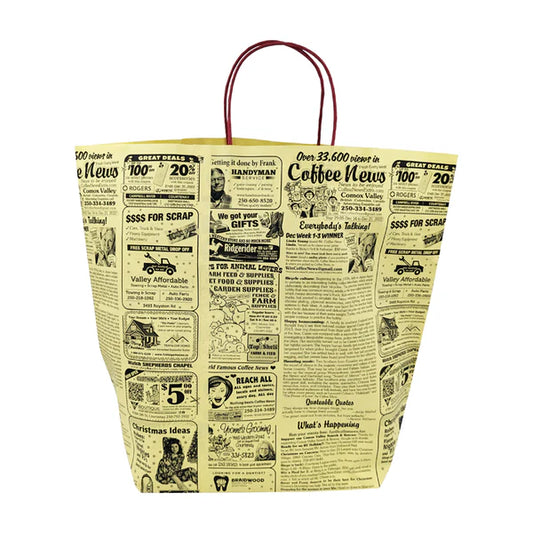 Coffee News Paper bags - Large size (Copy)