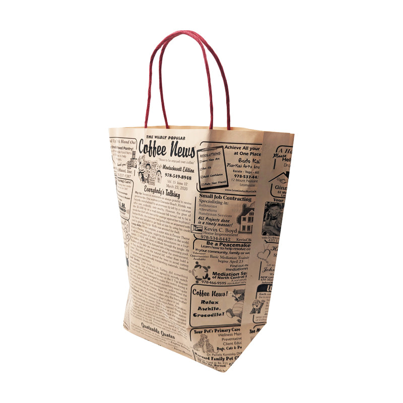 Coffee News paper bags - Medium size - Short Version