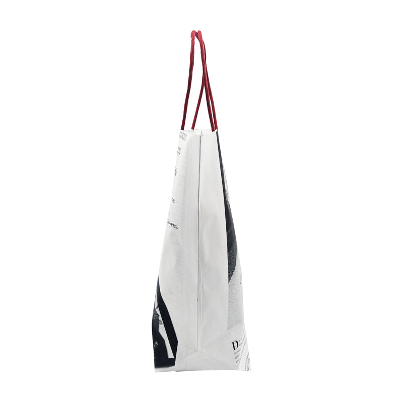 White News Paper Bags - Medium size - Short Version