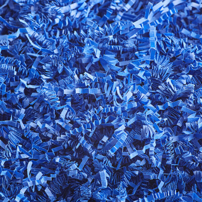 Crinkle paper shreds - Royal Blue