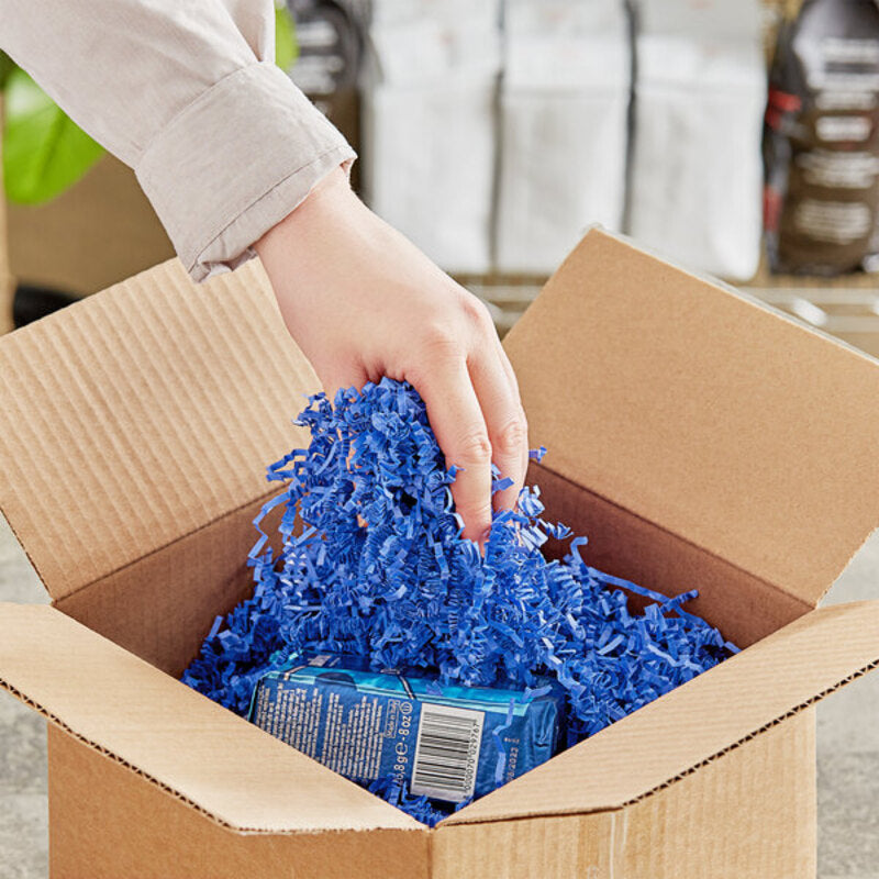 Crinkle paper shreds - Royal Blue