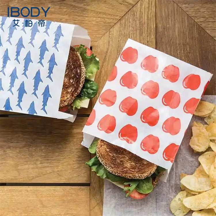 Custom Printed Cookie Pouch & Burger Pocket | Eco Friendly Food Packaging | Heat Seal Pouch | Restaurant Bakery Branding
