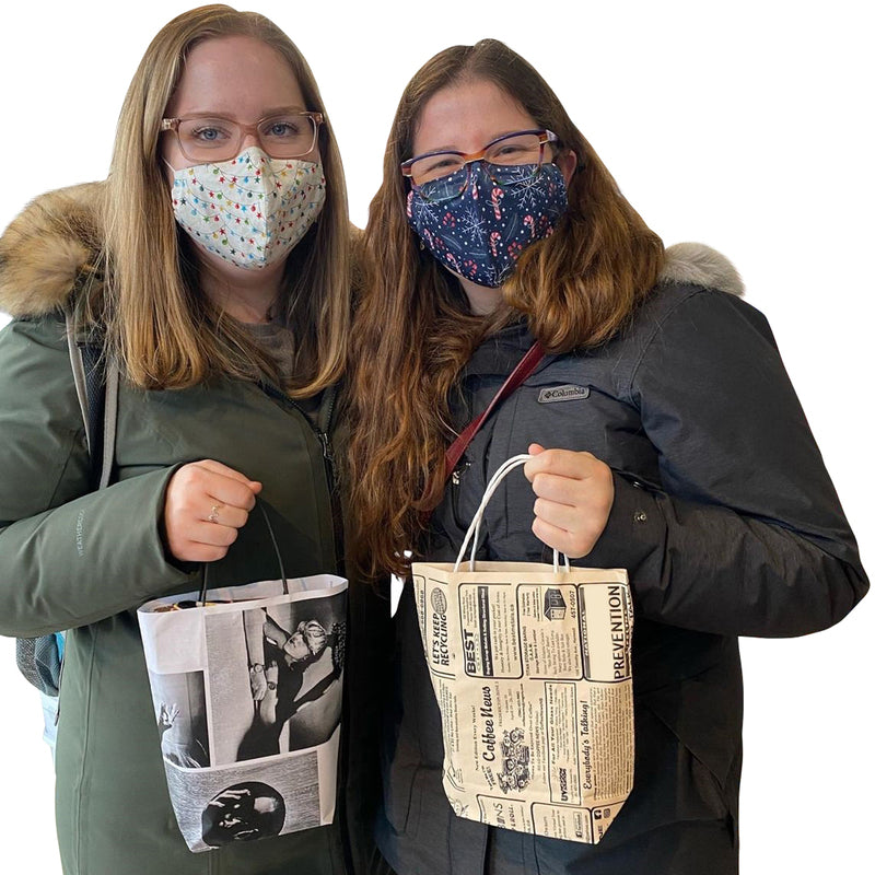 White News Paper Bag - Small size