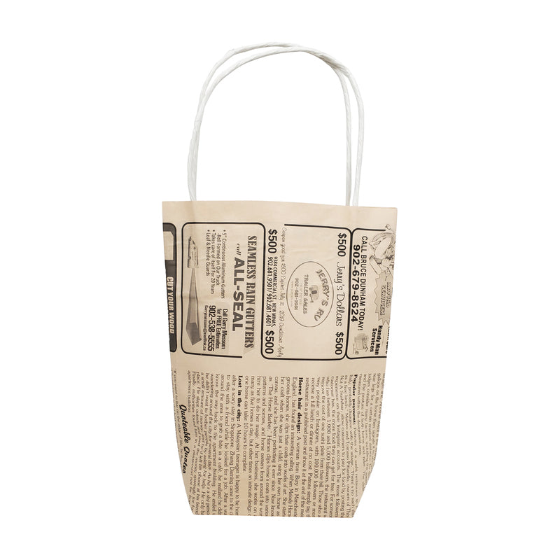 Coffee News Paper Bags - Extra Small size