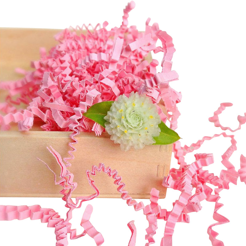 Crinkle paper shreds- Pink
