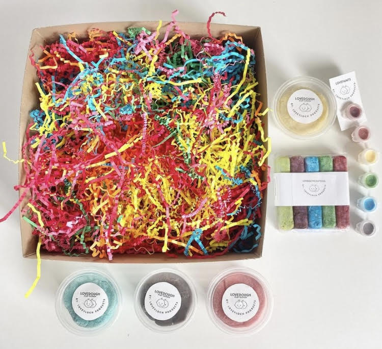 Crinkle paper shreds - Mixed colors