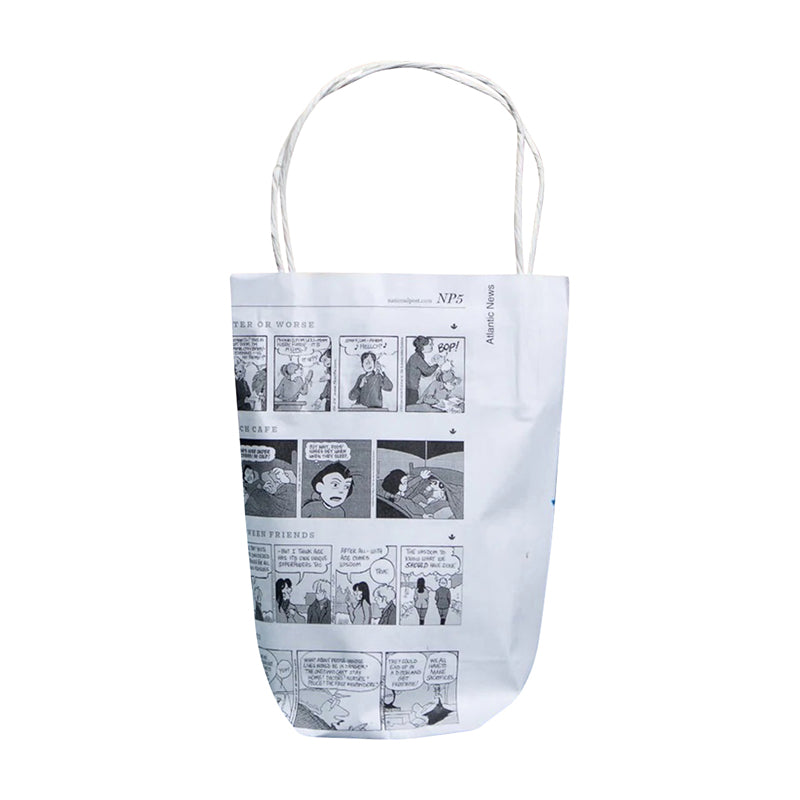 Sample pack - White newsprint paper bags