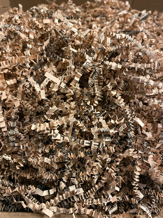 Eco friendly Crinkle paper shreds - Coffee news