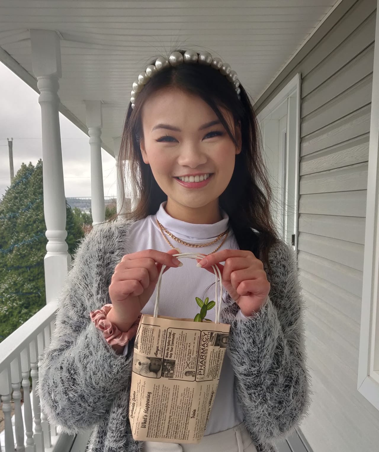 Coffee News Paper Bags - Extra Small size