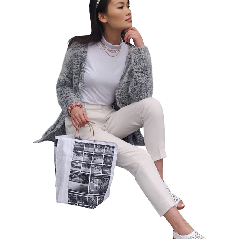 White News Paper Bags - Large size