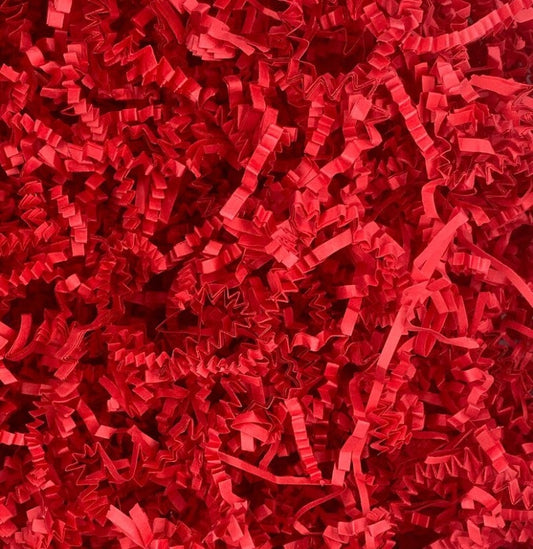 Crinkle paper shreds - Red