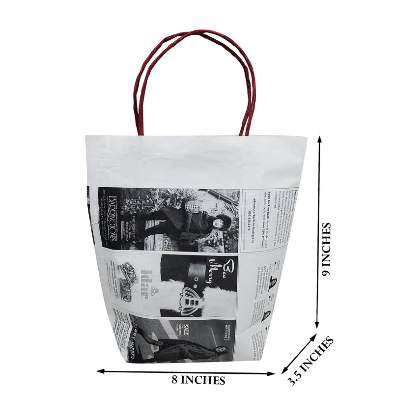 White News Paper Bag - Small size