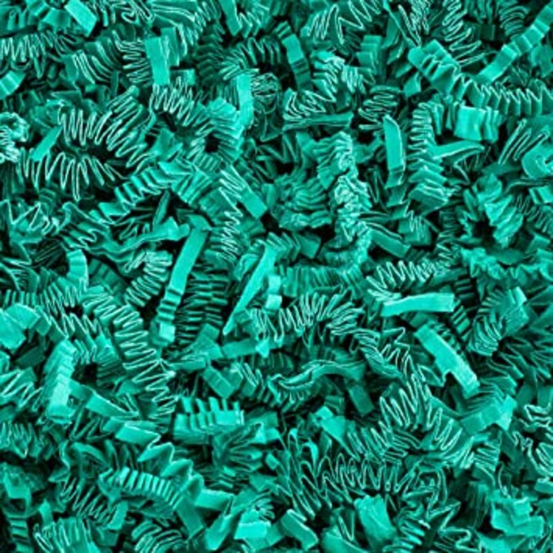 Crinkle paper shreds - Teal
