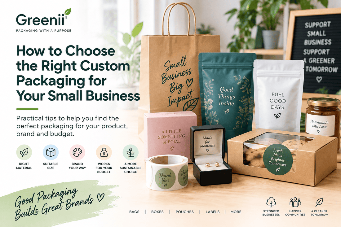 How to Choose Custom Packaging for Your Small Business | Greenii
