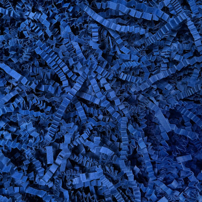 Crinkle paper shreds -  Navy Blue