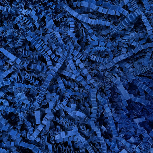 Crinkle paper shreds -  Navy Blue