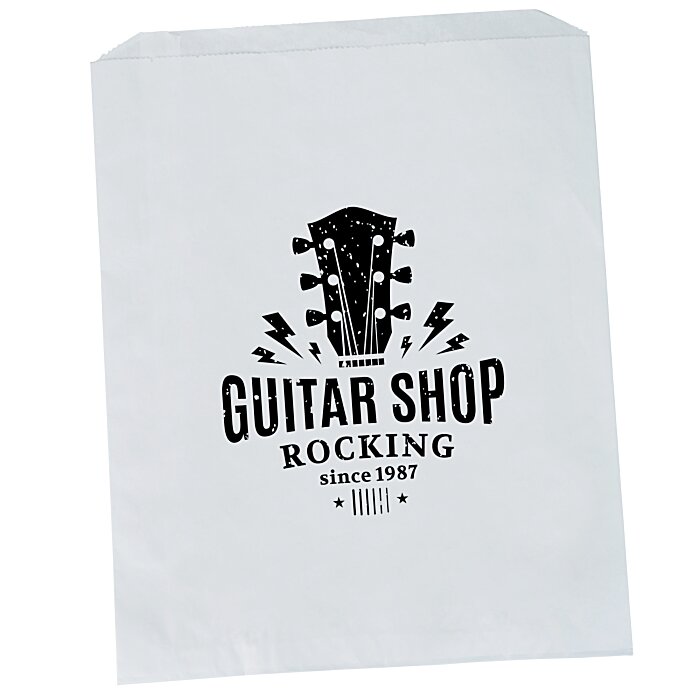 Custom-Printed Flat Paper Merchandise Bags