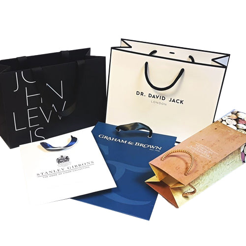 Custom Printed Laminated Paper Bags — Premium Retail Shopping Bags Wholesale