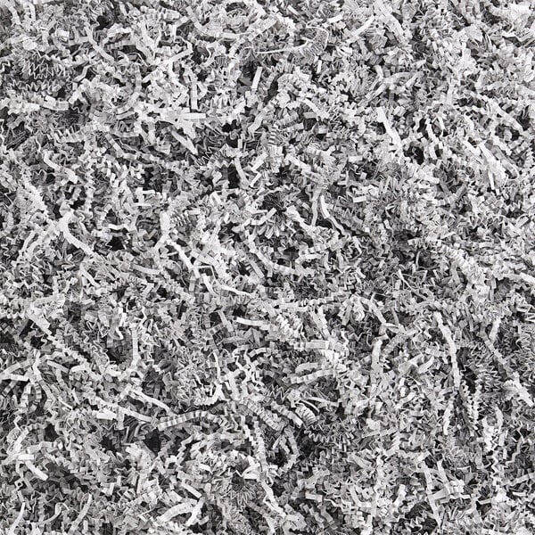Crinkle paper shreds- Gray