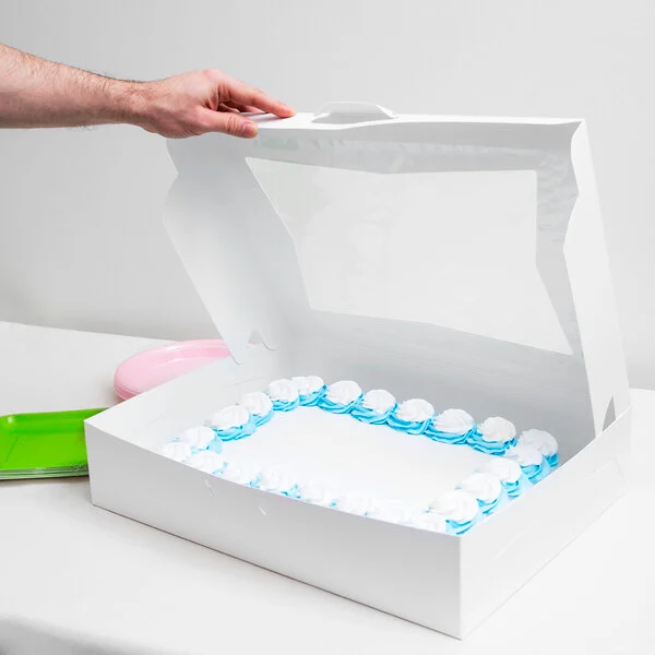 Plain Cake Boxes | Eco-Friendly Bakery Packaging | Wholesale Cake Takeout Boxes