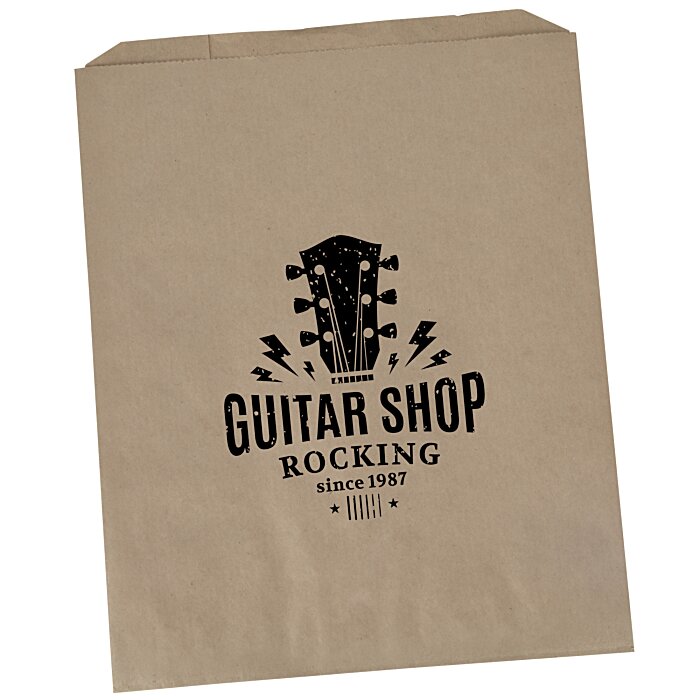 Custom-Printed Flat Paper Merchandise Bags