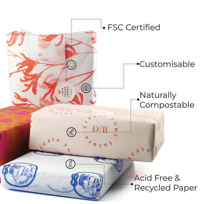 Custom Printed Tissue Paper – 15 × 20 Inches