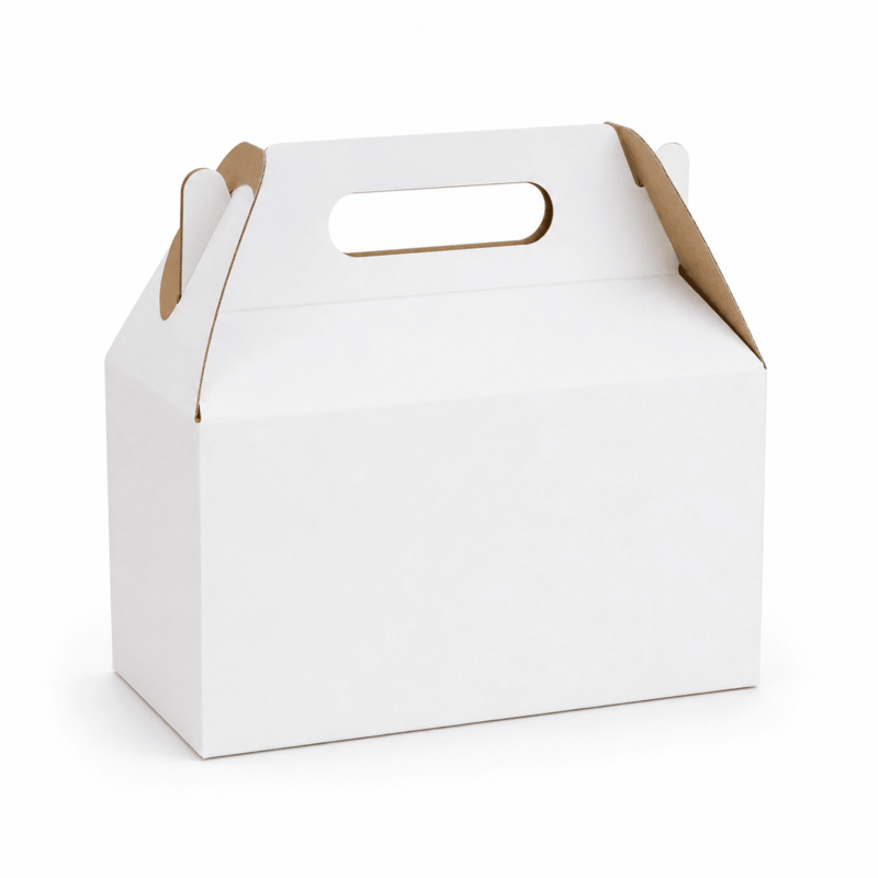 White Gable Boxes – Gift, Food & Takeout Packaging