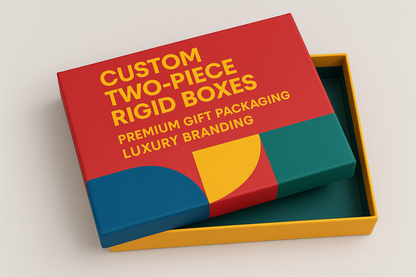 Custom Two-Piece Rigid Boxes | Premium Gift Packaging | Luxury Branding
