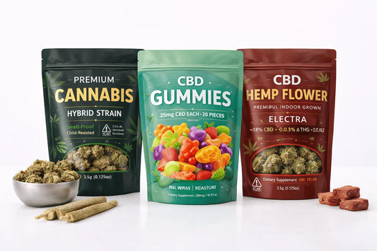 CBD & Cannabis Mylar Bags | Smell-Proof Custom Packaging