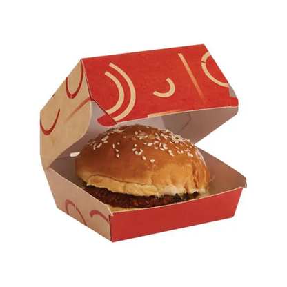 Custom Printed Hamburger Box | Eco Friendly Takeout Packaging | Restaurant Branding