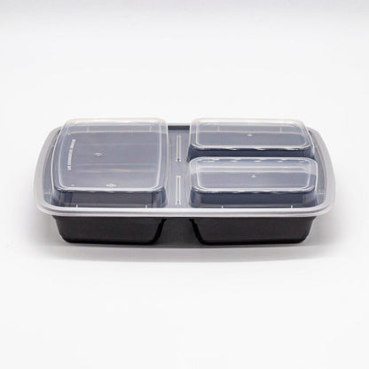 Rectangular Microwave-Safe Meal Prep Containers with Lids