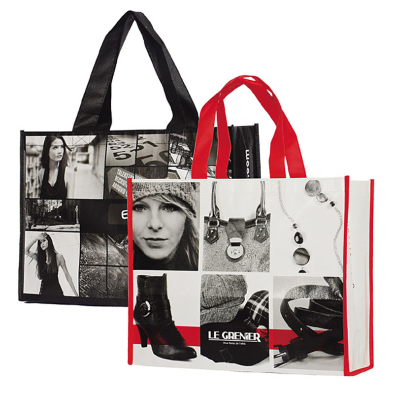 Custom Printed Laminated Non-Woven Bags – Wholesale Promotional Bags with Full-Color Printing