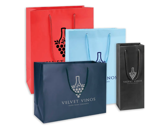 Custom Printed Laminated Paper Bags — Premium Retail Shopping Bags Wholesale