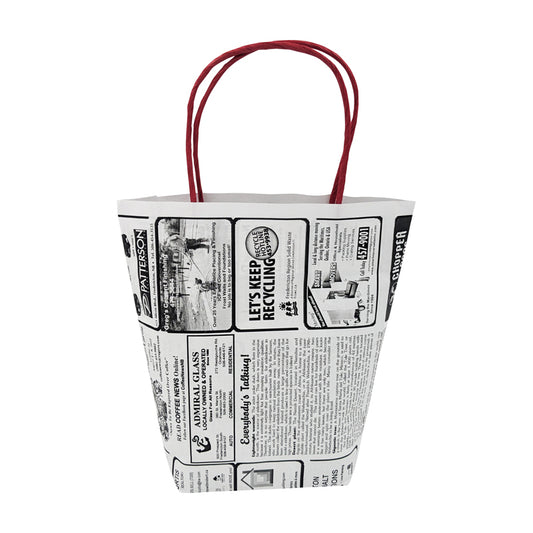 White Coffee News Paper bags - Small size