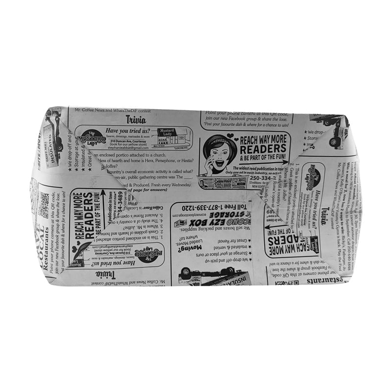 White Coffee News Paper bags - Large size