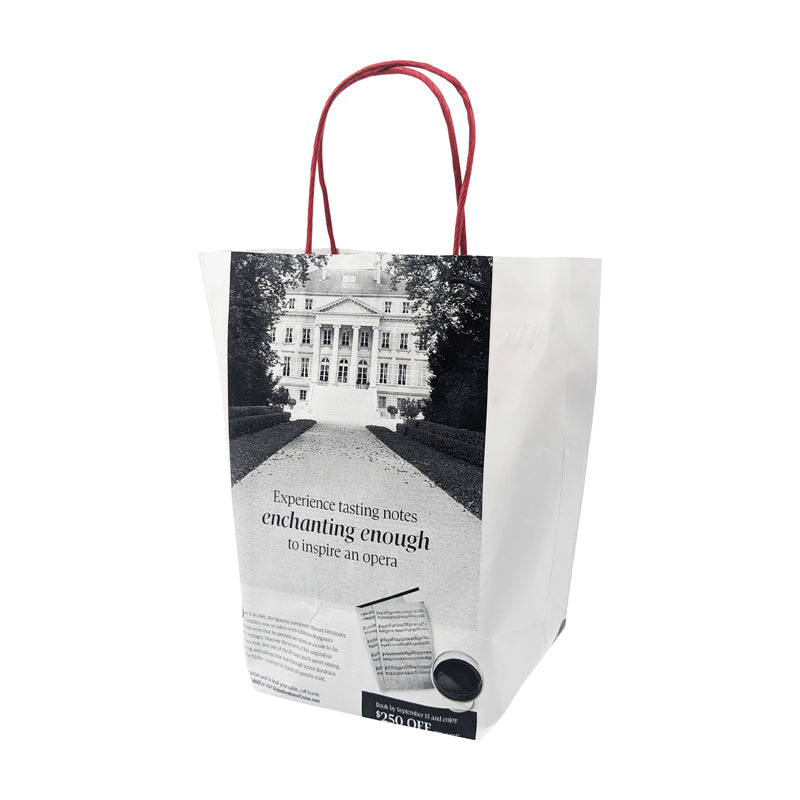 White News Paper Bags - Medium size - Short Version