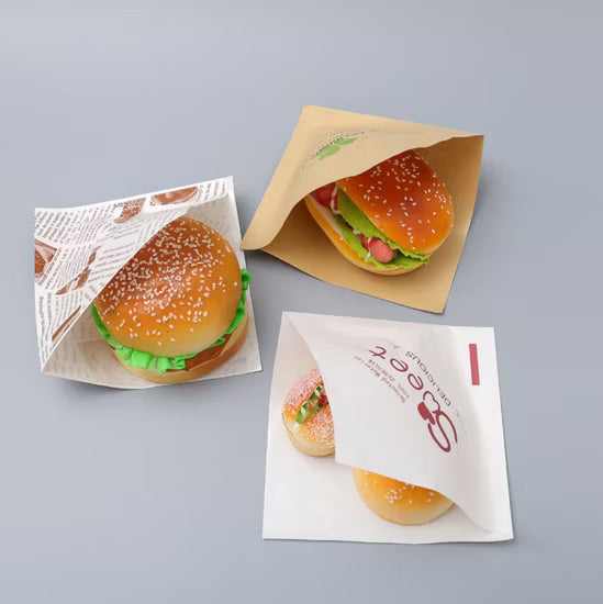 Custom Printed Cookie Pouch & Burger Pocket | Eco Friendly Food Packaging | Heat Seal Pouch | Restaurant Bakery Branding