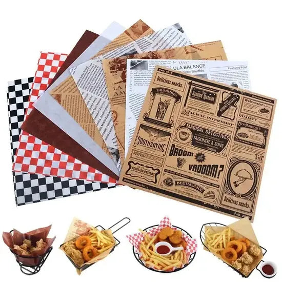 Custom Food Wrapping Paper Printed with Your Logo | Burger, Sandwich & Deli Wraps