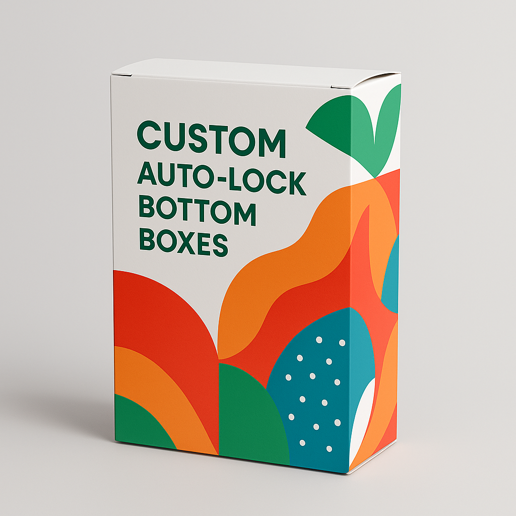Custom Auto-Lock Bottom Boxes | Strong Retail Packaging | Heavy Product Support