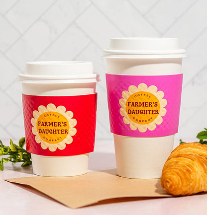 Custom Printed Coffee Cup Sleeves | Eco-Friendly Brand Packaging Canada