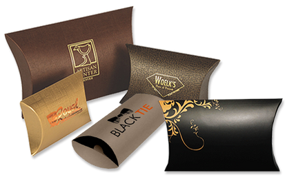 Custom Pillow Boxes | Jewelry, Gifts & Retail Packaging | Printed with Your Logo