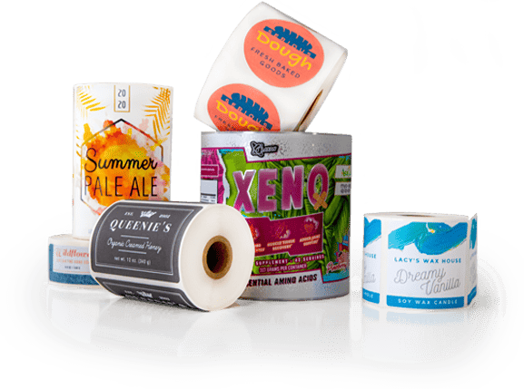 Custom Printed Roll Labels | Any Shape | Waterproof & Eco Options