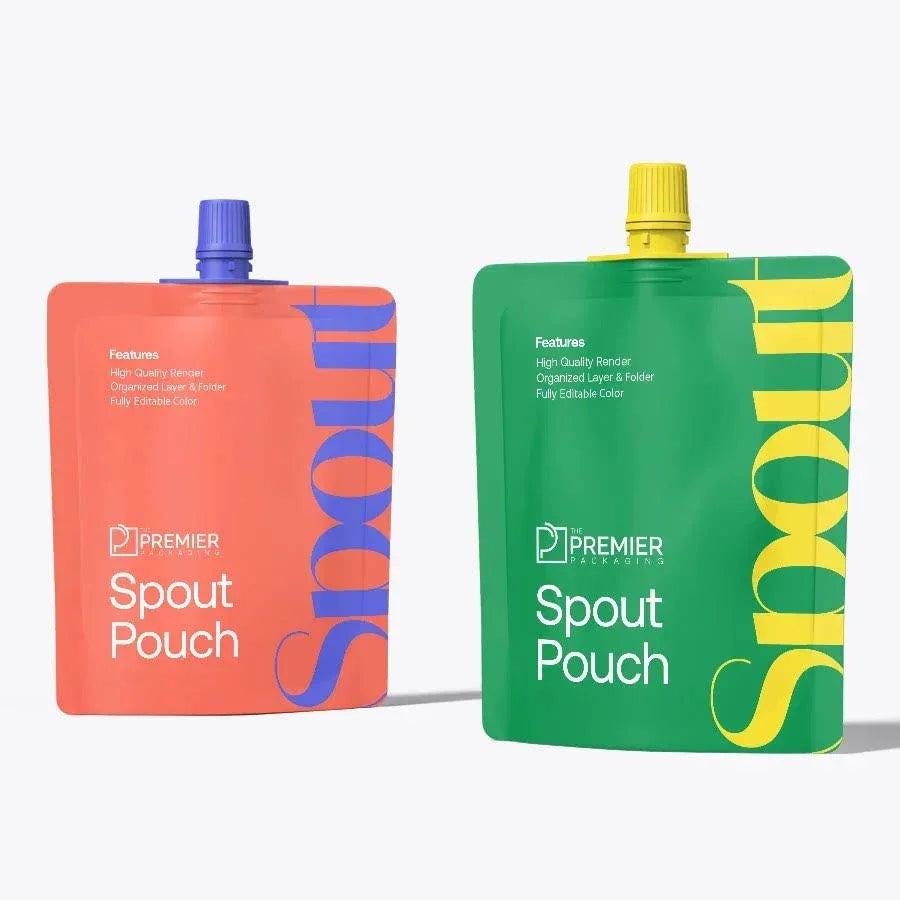 Stand-Up Pouch with Spout | Custom Printed Liquid Packaging