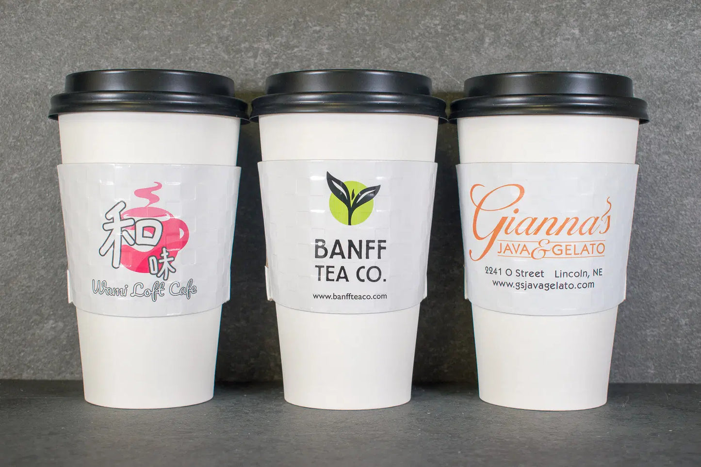 Custom Printed Coffee Cup Sleeves | Eco-Friendly Brand Packaging Canada