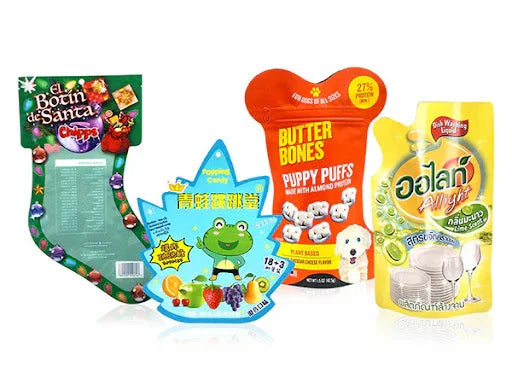 Custom Shaped Pouch Packaging | Printed Die-Cut Pouches