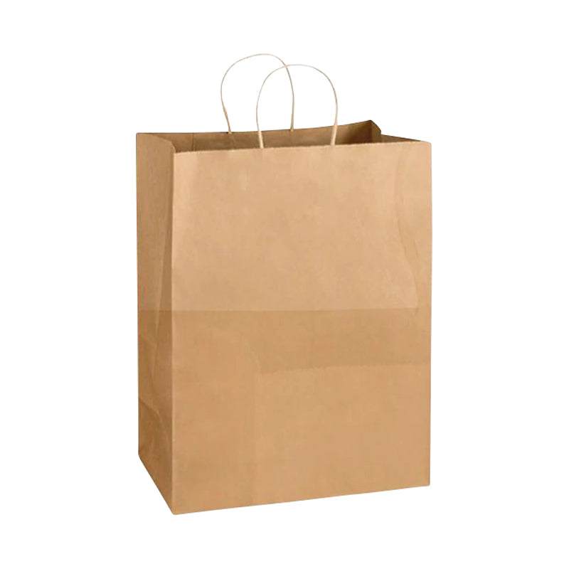 Kraft Paper Bags with handles, 13x7x17 inches