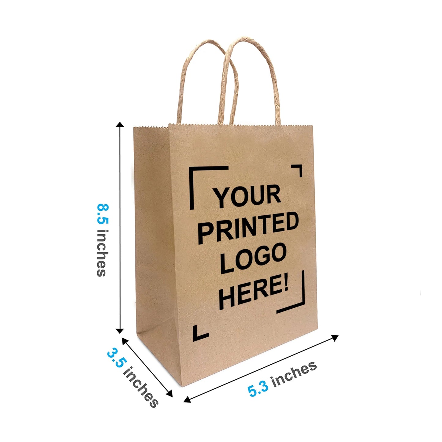 Logo printing for Kraft Paper Bags