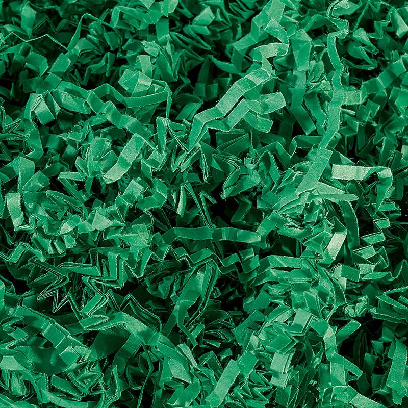 Crinkle paper shreds - Green